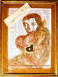 Gouache sur journal, octobre 2006